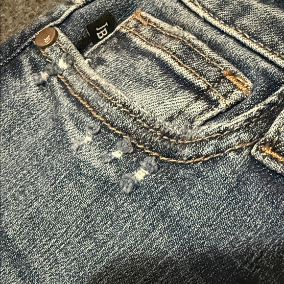 Judy Blue Los Angeles Distressed Wide Leg Jeans Sz 0/24 | Stretch High Rise - Picture 7 of 14